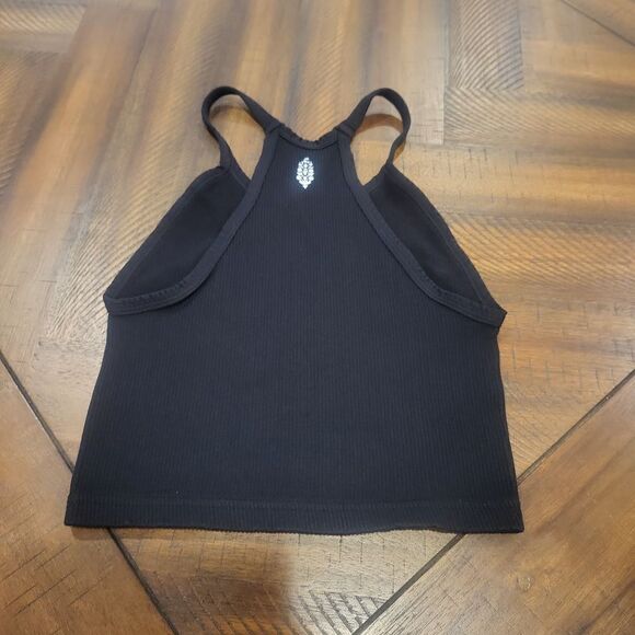 Free People Happiness Runs Black Tank XS/S - Picture 3 of 4